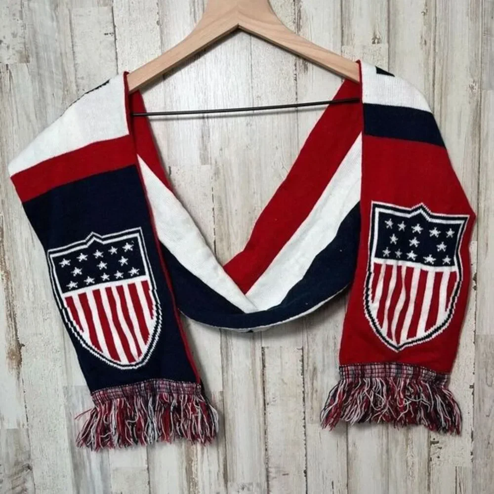 USA Soccer‎ Scarf US Soccer National Team Scarf Red, White, Blue - Picture 6 of 6